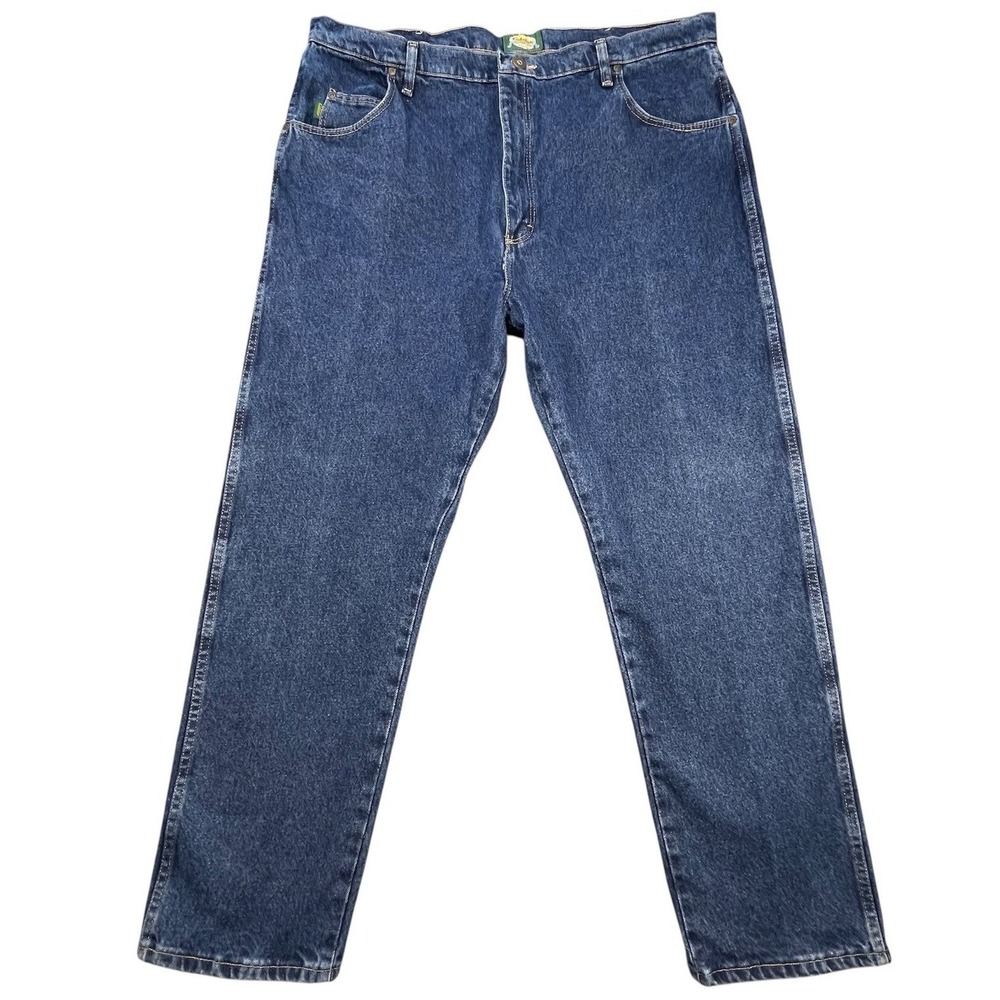 Cabela's Blue Jeans Straight Leg Denim Outdoor Workwear Mens 42/32
